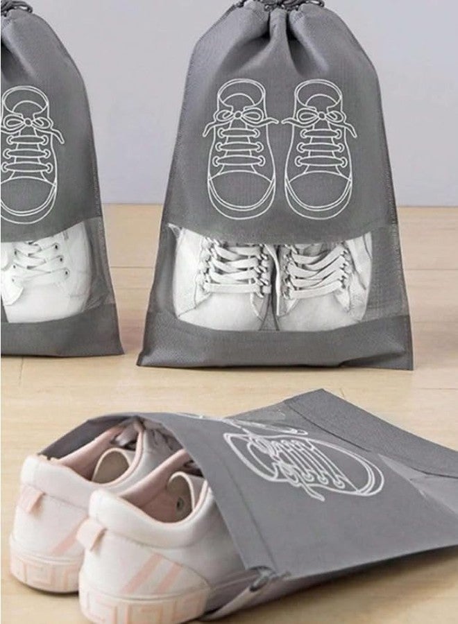 BELAYA Travel and Storage Shoe Bag Travel Planner for Men and Women Accessories for Travel an Organiser for Shoes Travel Essentials: Transparent Travel Shoe Covers (20) - Image 2